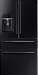Samsung - 28.2 Cu. Ft. 4-Door French Door Refrigerator with Thru-the-Door Ice and Water - Black