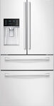Samsung - 28.2 Cu. Ft. 4-Door French Door Refrigerator with Thru-the-Door Ice and Water - White