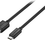 Insignia™ - 6' Micro USB Charge-and-Sync Cable - Black