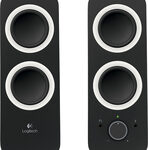 Logitech - Z200 2.0 Multimedia Speakers (2-Piece) - Black