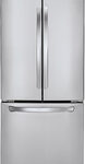 LG - 23.6 Cu. Ft. French Door Refrigerator - Stainless Steel