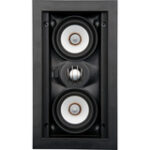 SpeakerCraft - Profile AIM LCR3 Three Dual 3" 2-Way In-Wall Speaker (Each) - Black