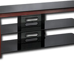 Insignia™ - TV Stand for Flat-Panel TVs Up to 58" - Black/Cherry