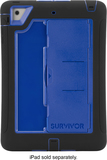 Griffin Technology - Survivor Slim Case For Apple® iPad® mini, iPad mini 2 and iPad mini 3 - Black/Blue - Image 1