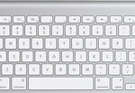 Apple - Wireless Keyboard for Select Mac Computers - Silver/White