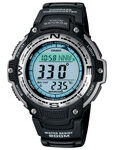 Casio - Men's Digital Compass Twin Sensor Sport Watch - Black