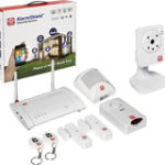 Oplink Connected - AlarmShield Wireless Security System with Wireless Camera - White