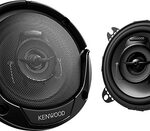Kenwood - Road Series 4" 2-Way Car Speakers with Polypropylene Cones (Pair) - Black