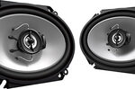 Kenwood - Road Series 6" x 8" 2-Way Car Speakers with Paper Woofer Cones (Pair) - Black
