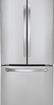 LG - 21.6 Cu. Ft. French Door Refrigerator - Stainless Steel
