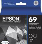 Epson - 69 2-Pack Ink Cartridges - Black
