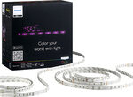 Philips - Friends of hue 120-Lumen, 12W LightStrip Luminaire Starter Kit, 15W Equivalent 6.6' - Multicolor