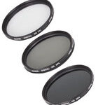 Bower - 52mm Lens Filter Kit - Clear/Gray/Black