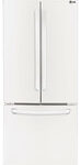 LG - 21.6 Cu. Ft. French Door Refrigerator - Smooth White