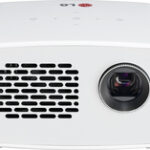 LG - 720p LED Minibeam Projector - White
