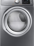 Samsung - 7.5 Cu. Ft. 11-Cycle Steam Gas Dryer - Platinum