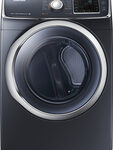 Samsung - 7.5 Cu. Ft. 13-Cycle Steam Gas Dryer - Onyx