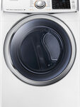 Samsung - 7.5 Cu. Ft. 13-Cycle Steam Gas Dryer - White