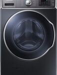 Samsung - 5.6 Cu. Ft. 15-Cycle High-Efficiency Steam Front-Loading Washer - Onyx