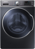 Samsung - 5.6 Cu. Ft. 15-Cycle High-Efficiency Steam Front-Loading Washer - Onyx