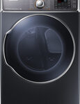 Samsung - 9.5 Cu. Ft. 15-Cycle Steam Gas Dryer - Onyx