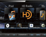 Kenwood - 6.95" - CD/DVD - Built-in Bluetooth - Built-in HD Radio - In-Dash Deck - Black
