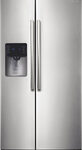 Samsung - 24.5 Cu. Ft. Side-by-Side Refrigerator with Thru-the-Door Ice and Water - Stainless Steel