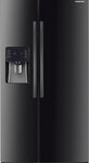 Samsung - 24.5 Cu. Ft. Side-by-Side Refrigerator with Thru-the-Door Ice and Water - Black