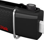 SanDisk - Ultra 32GB Micro USB/USB 3.0 Flash Drive - Black