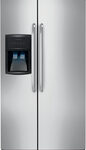 Frigidaire - 26.0 Cu. Ft. Side-by-Side Refrigerator with Thru-the-Door Ice and Water - Stainless-Steel