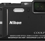 Nikon - Coolpix AW130 16.0-Megapixel Waterproof Digital Camera - Black