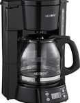 Mr. Coffee - 12-Cup Programmable Coffeemaker - Black