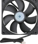 Insignia™ - 120mm Case Cooling Fan - Black