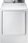 Samsung - 7.4 Cu. Ft. 9-Cycle Electric Dryer - White