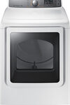 Samsung - 7.4 Cu. Ft. 11-Cycle Steam Gas Dryer - White