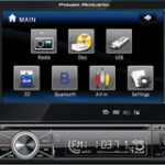 Power Acoustik - 7" - CD/DVD - Bluetooth-Ready - In-Dash Deck with Detachable Faceplate - Black