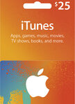 Apple - $25 iTunes Gift Card - Orange