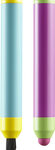 Insignia™ - Children's Styluses (2-Count) - Yellow/Blue/Green/Purple