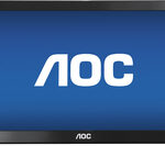 AOC - 15.6" Widescreen Flat-Panel USB-Powered Portable LED Monitor - Piano Black