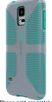 Speck - CandyShell Grip Case for Samsung Galaxy S 5 Cell Phones - Gray/Blue