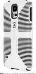 Speck - CandyShell Grip Case for Samsung Galaxy S 5 Cell Phones - White/Black