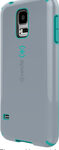 Speck - CandyShell Case for Samsung Galaxy S 5 Cell Phones - Nickel Gray/Blue