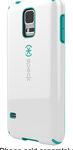 Speck - CandyShell Case for Samsung Galaxy S 5 Cell Phones - Nickel White/Blue