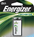 Energizer - NiMH Rechargeable Battery 9-Volt (1-Pack)