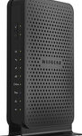 NETGEAR - N600 Dual-Band Wireless-N Router with Built-in Cable Modem - Black