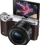 Samsung - NX500 Mirrorless Camera with 16-50mm Lens - Brown