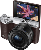Samsung - NX500 Mirrorless Camera with 16-50mm Lens - Brown - Image 1