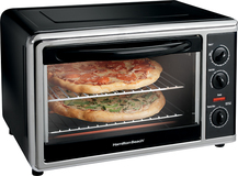 Hamilton Beach - Countertop Convection Oven - Black/Silver - Image 1