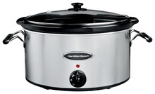 Hamilton Beach - Entertainer 7-Quart Slow Cooker - Stainless-Steel - Image 1