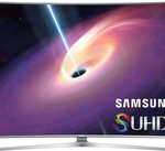 Samsung - 65" Class (64.5" Diag.) - LED - Curved - 2160p - Smart - 3D - 4K Ultra HD TV - Silver